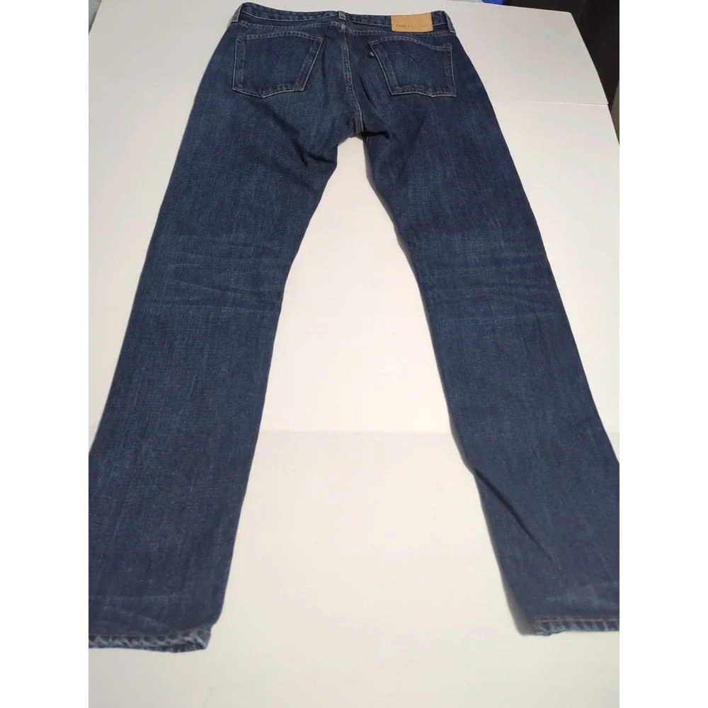 Levi's Made & Crafted Tack Slim Selvedge Jeans 31x34 Nova Blue Italy LMC Premium